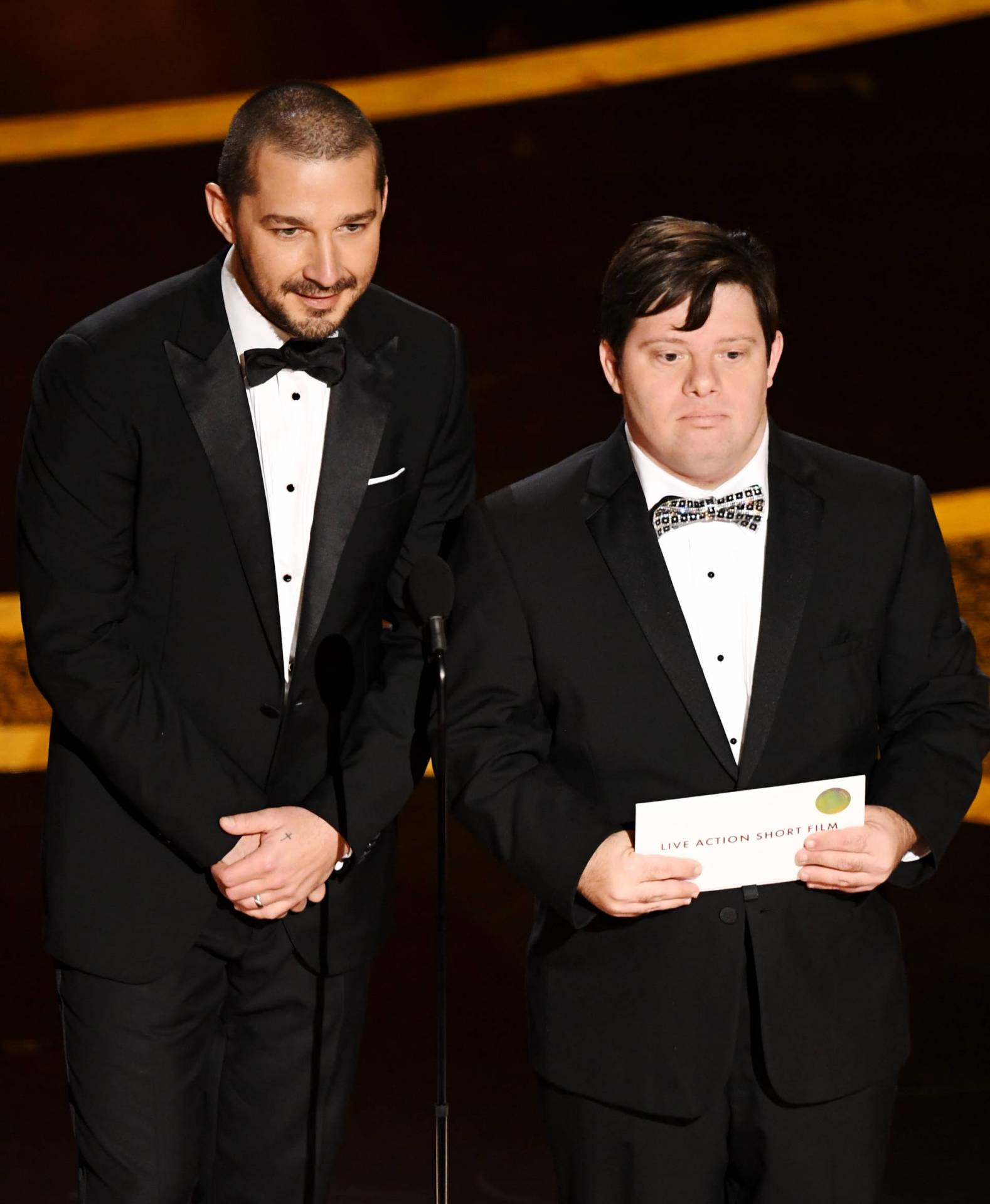 Shia LaBeouf e Zack Gottsagen - AFP