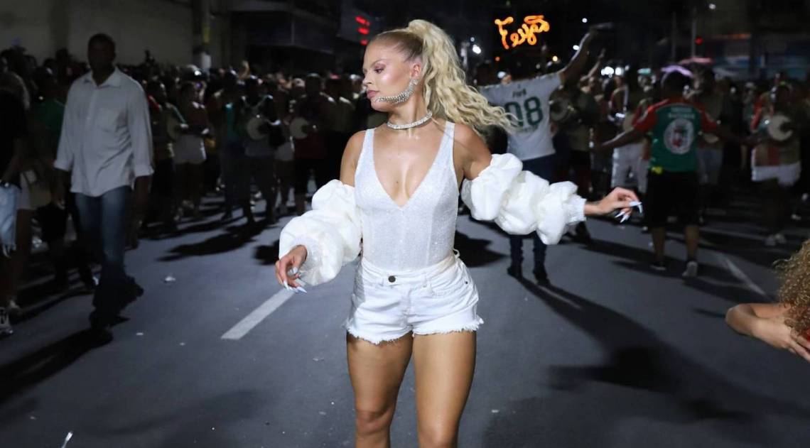 Luísa Sonza, Pocah e David Brazil participam de ensaio da Grande Rio