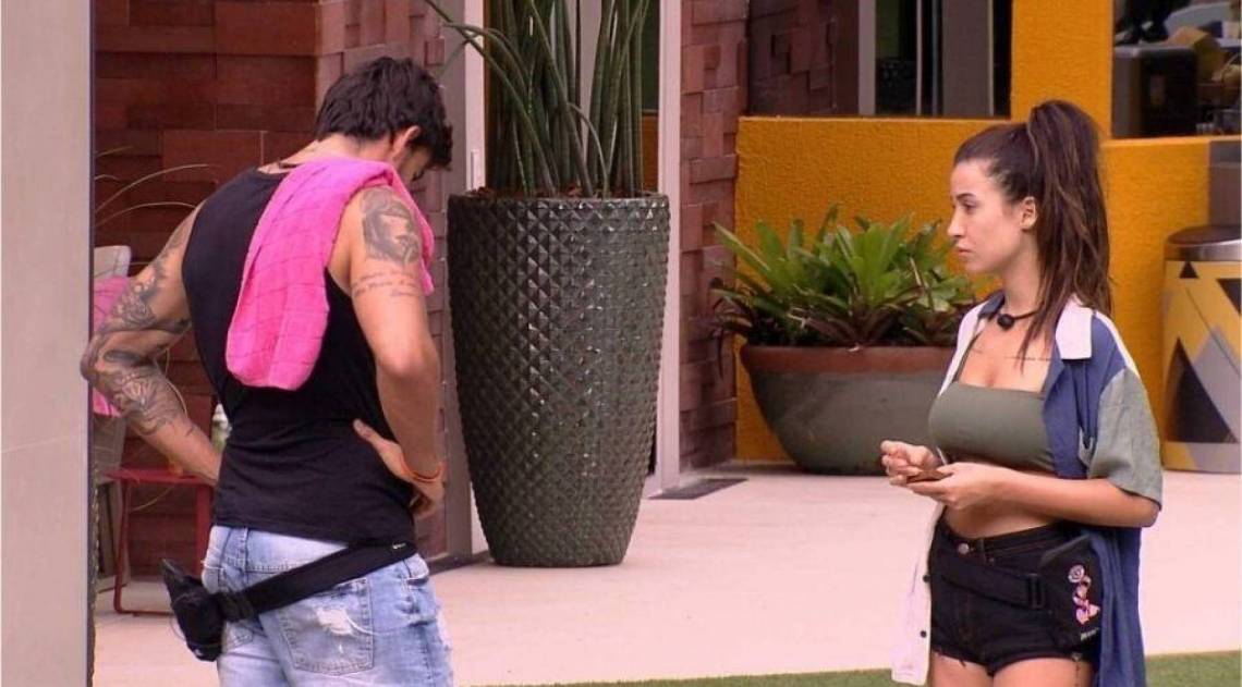 Guilherme e Bianca conversaram nesta segunda-feira - Reprodução