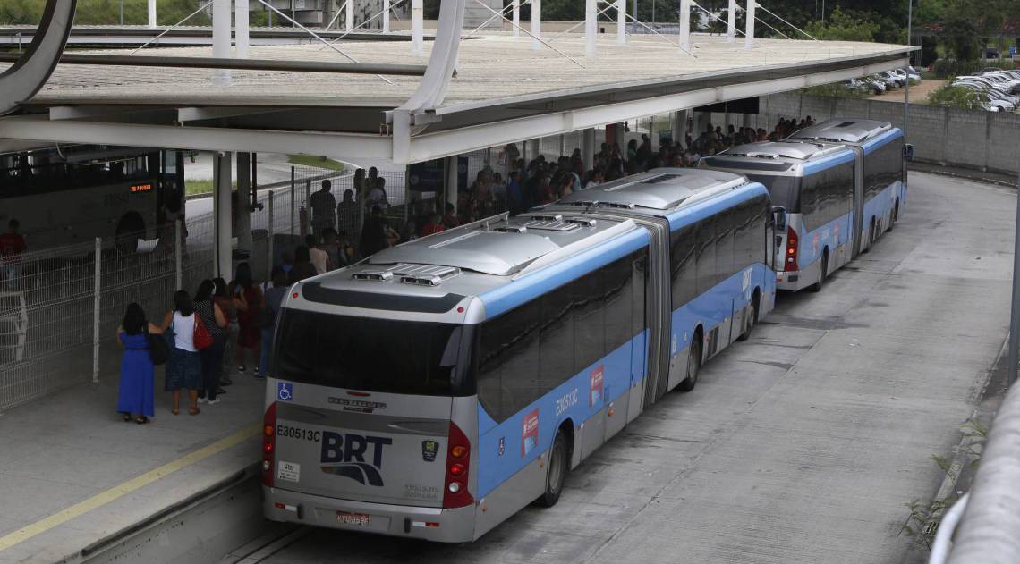 Rio de Janeiro - RJ - 10/02/2020 - Especial BRT Transolimpica - na foto, Terminal Sulacap, zona oeste do Rio de Janeiro - Foto Reginaldo Pimenta / Agencia O Dia - Reginaldo Pimenta / Agencia O Dia