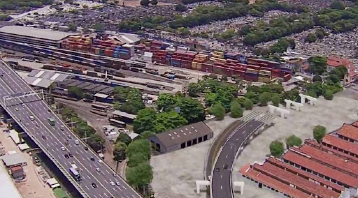 Alça de acesso à Linha Vermelha: previsão de 15 mil carros por dia - Divulgação/Ecoponte