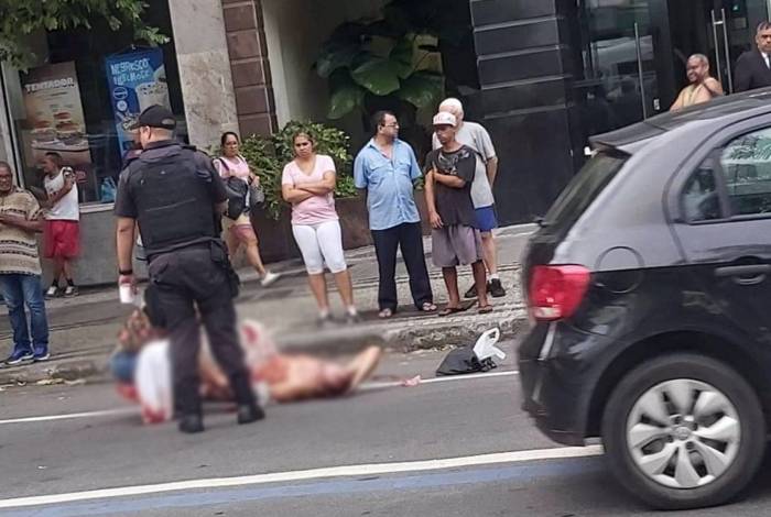 Turista foi socorrido na Rua Barata Ribeiro