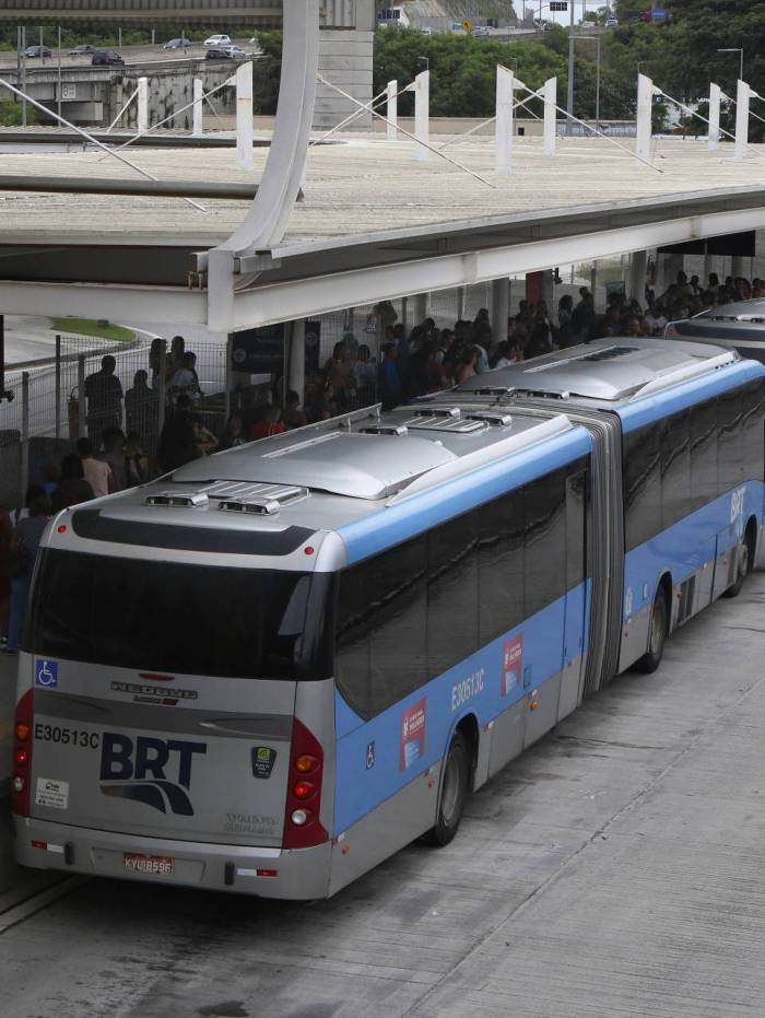 Rio de Janeiro - RJ  - 10/02/2020 - Especial BRT Transolimpica - na foto, Terminal Sulacap, zona oeste do Rio de Janeiro -  Foto Reginaldo Pimenta / Agencia O Dia