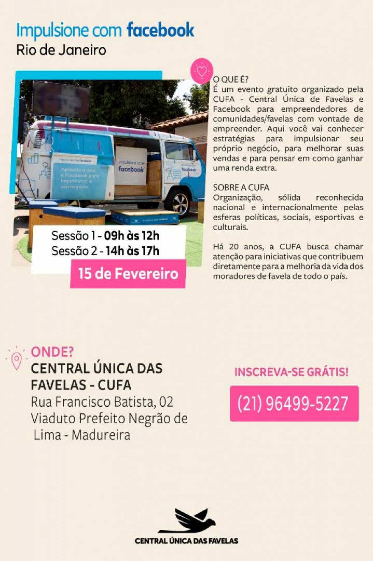 Edição carioca do projeto, que já capacitou 2.500 pessoas em todo o Brasil, acontecerá no Viaduto de Madureira

