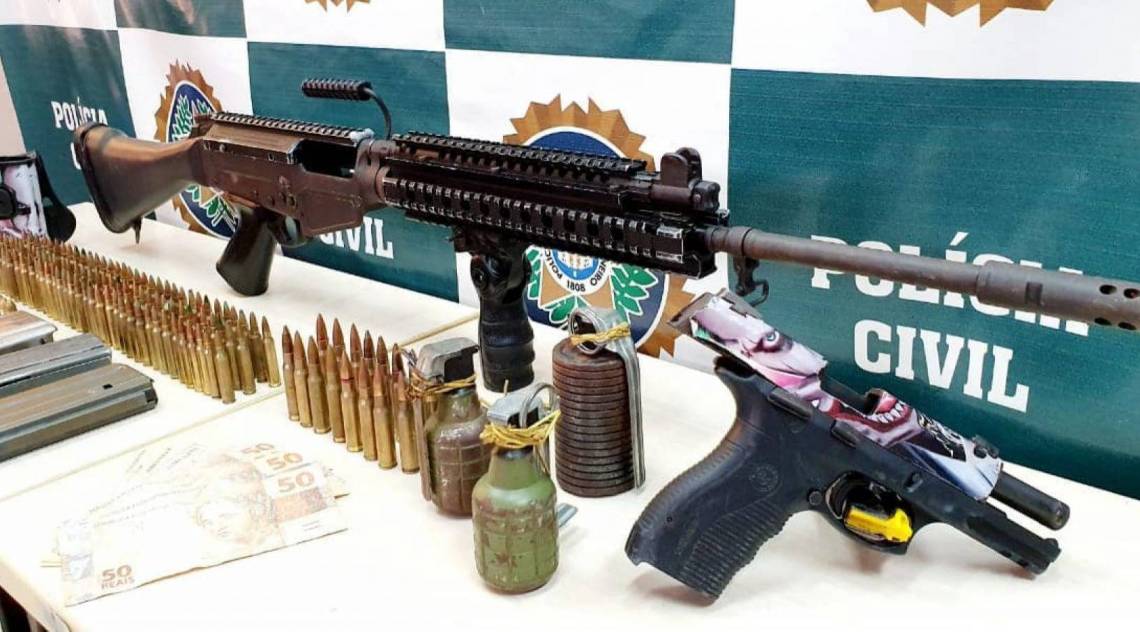 Milicianos são presos na Praça Seca