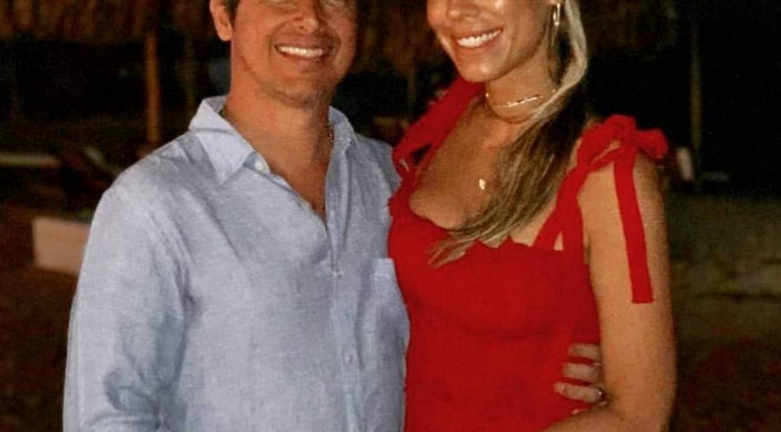 Lígia Mendes e o marido - Reprodução de internet