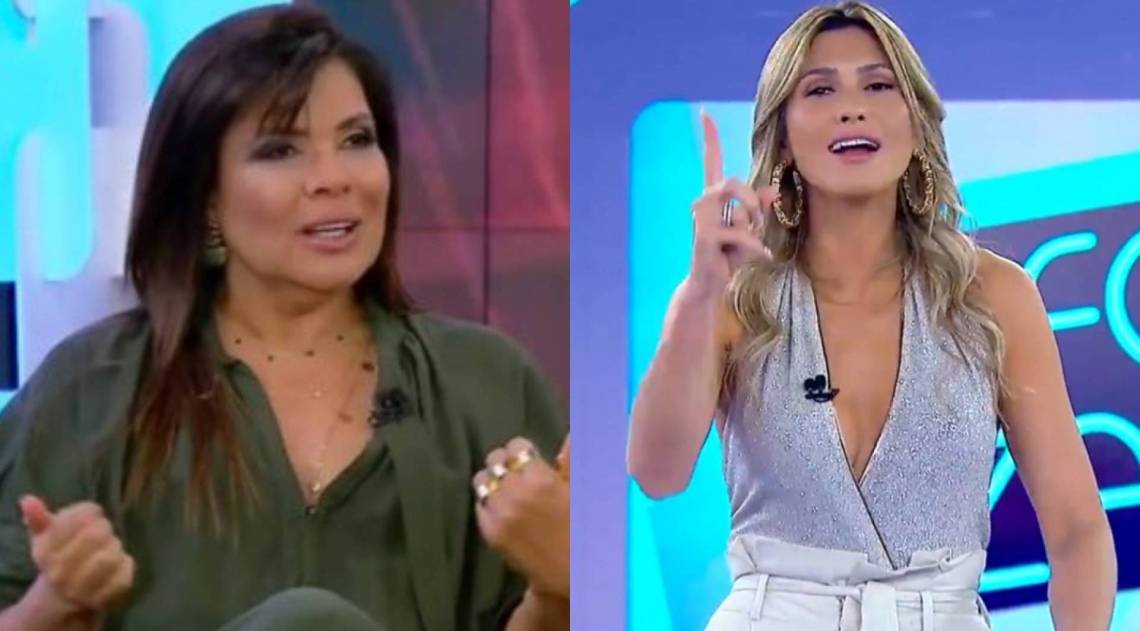 Mara Maravilha e Lívia Andrade discutem no 'Fofocalizando'