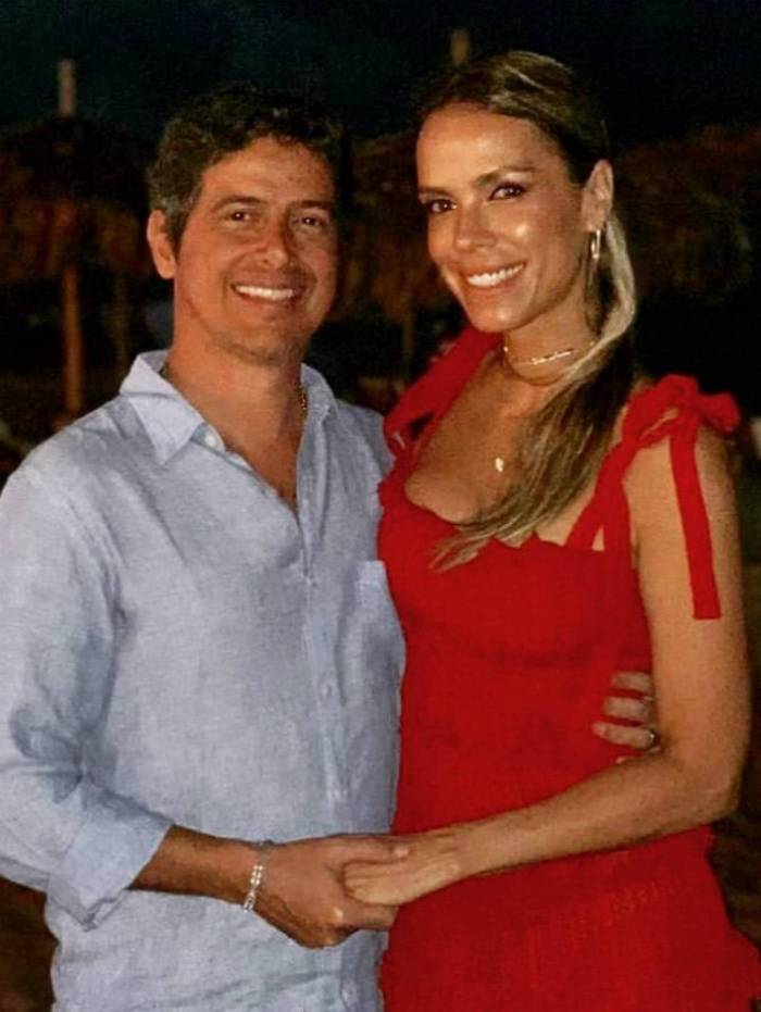 Lígia Mendes e o marido