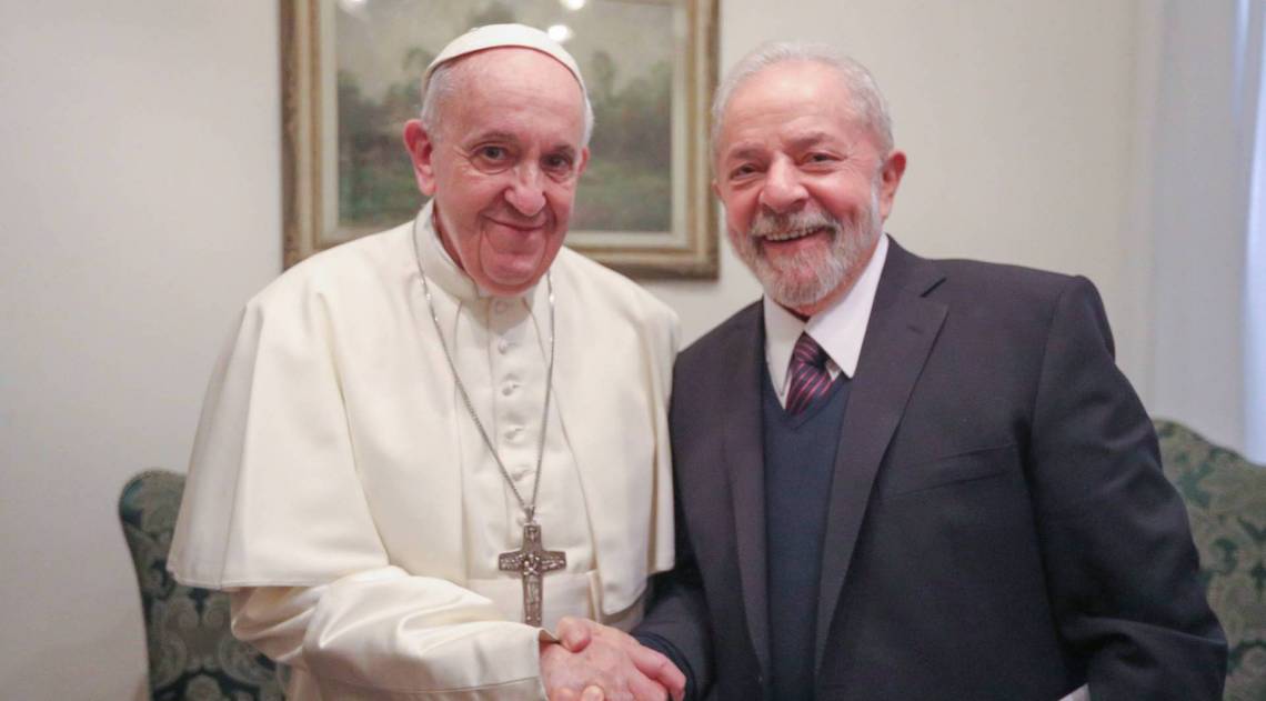 Lula encontra Papa Francisco - Divulgação/ Ricardo Stuckert