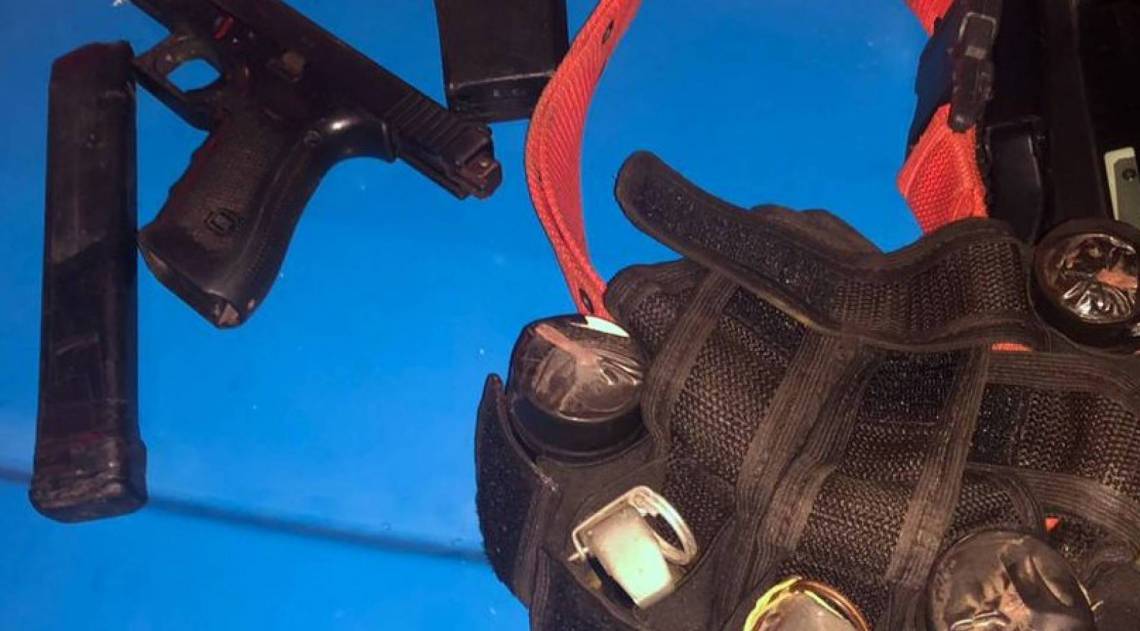 Material apreendido na ação que teve a morte de um suspeito