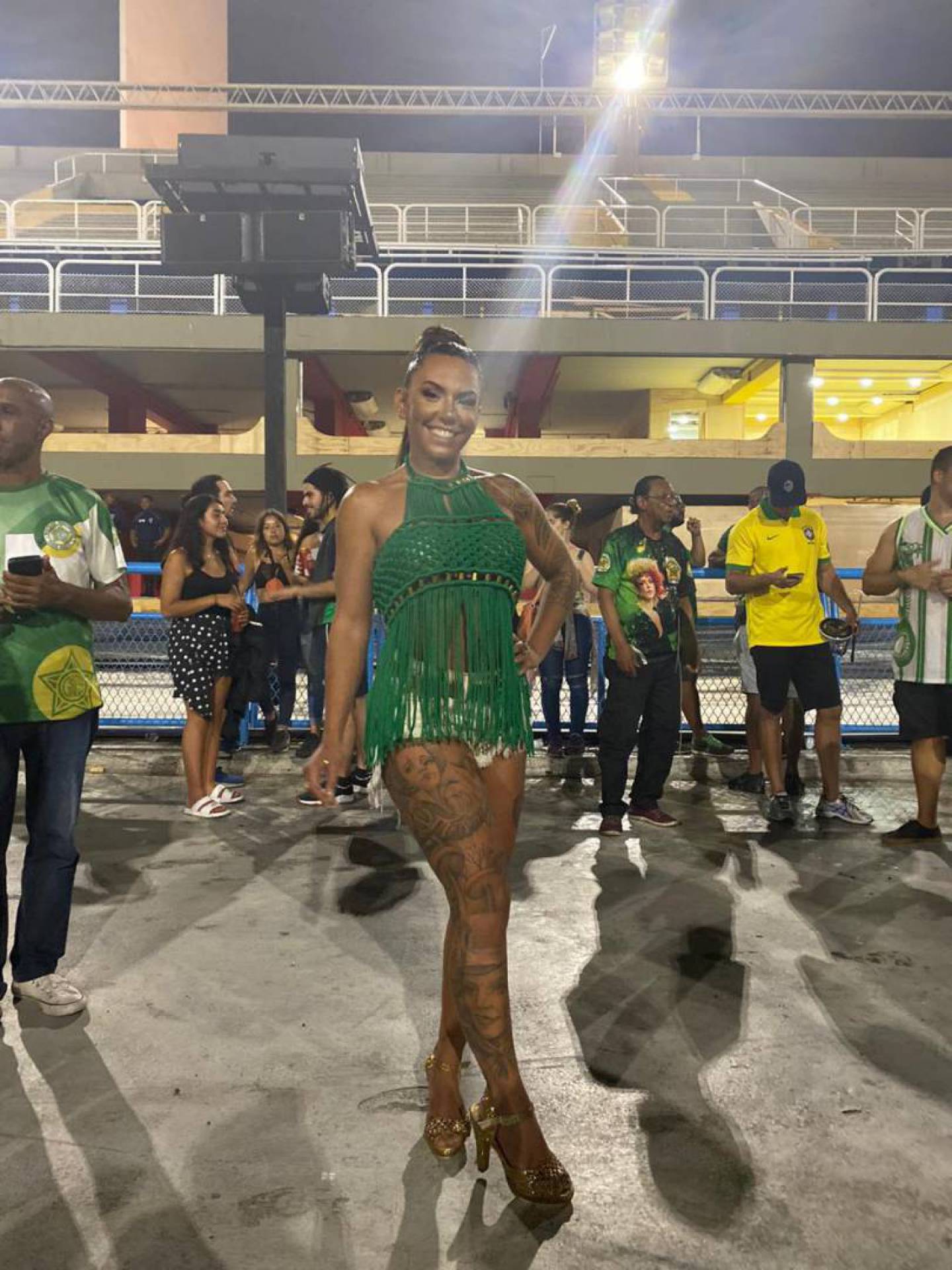 Rainha de bateria da Mocidade, Giovana Angélica