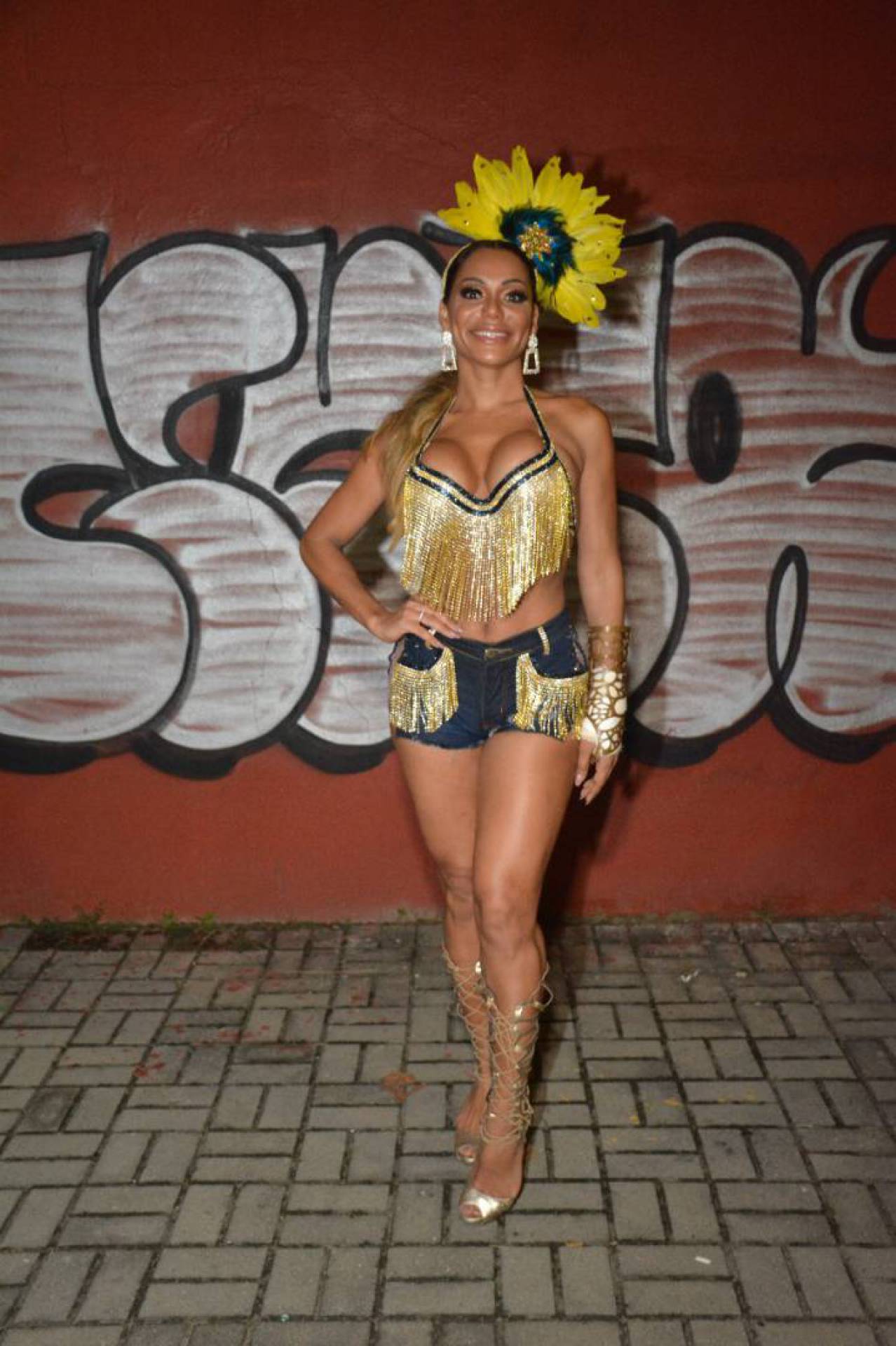 Ana Paula Evangelista brilha no ensaio da Tijuca