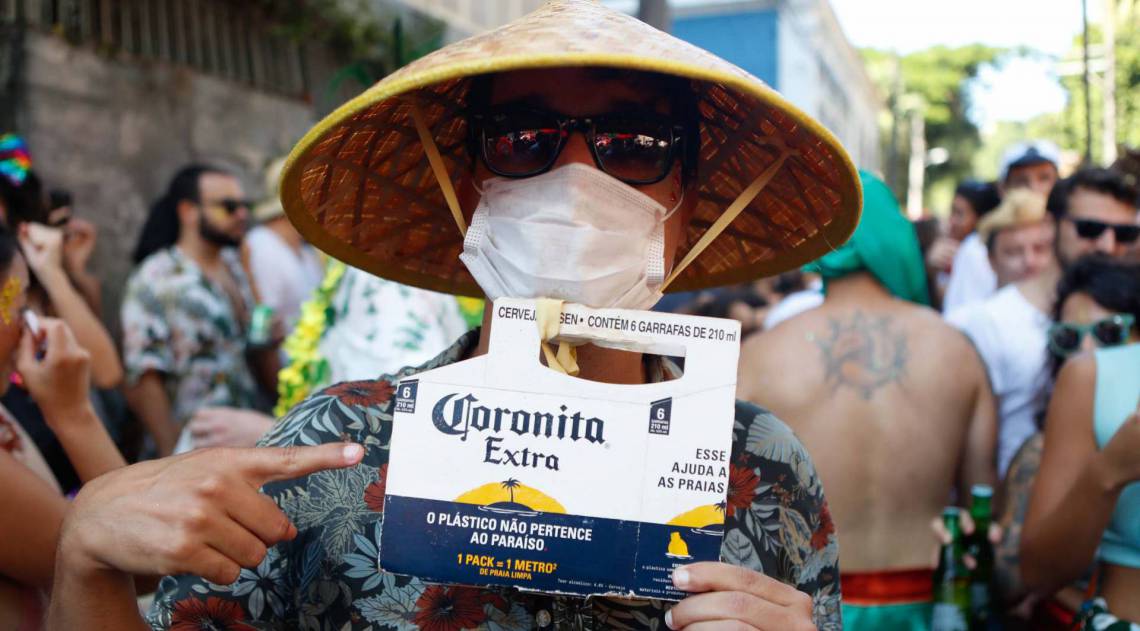Em Santa Teresa, a piada sobre o coronav&iacute;rus n&atilde;o podia faltar