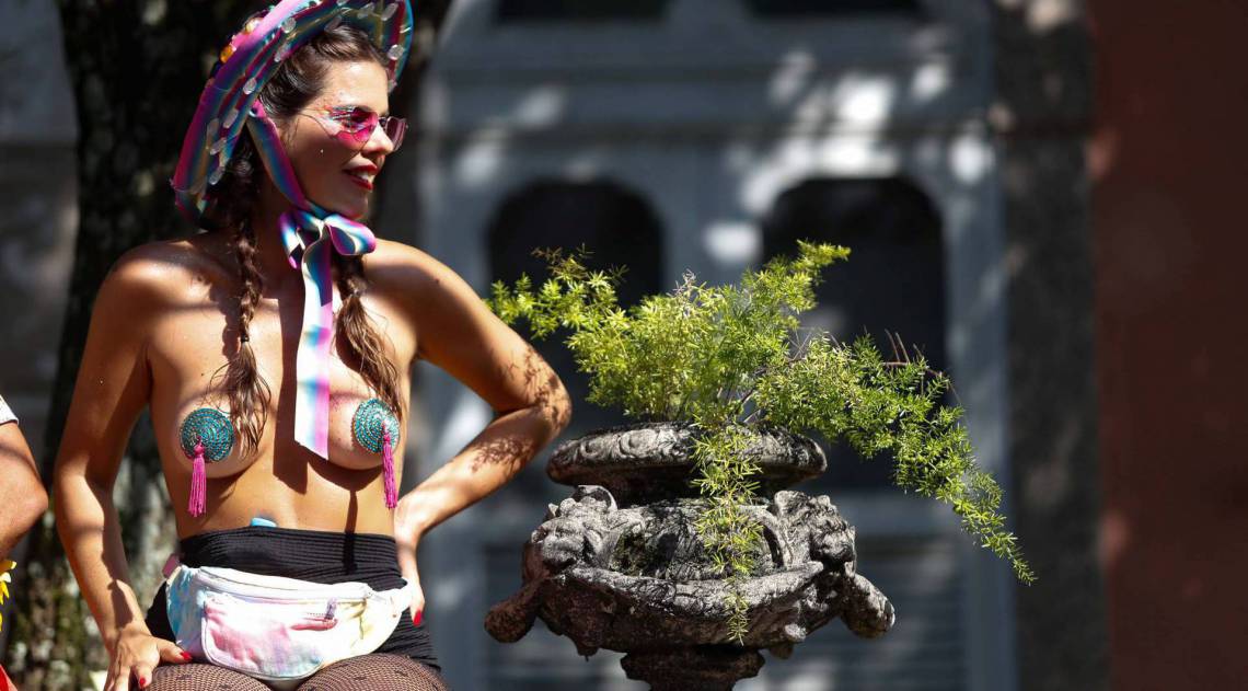 Rio, 15/02/2020, Bloco de Carnaval Ceu na Terra em Santa Teresa, foto de Gilvan de Souza / Agencia O Dia