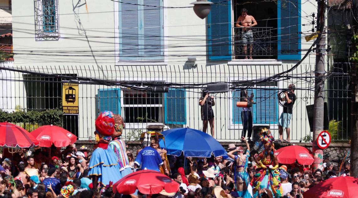 Rio, 15/02/2020, Bloco de Carnaval Ceu na Terra em Santa Teresa, foto de Gilvan de Souza / Agencia O Dia