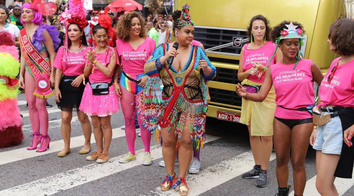 Bloco da Preta anima foliões no Centro do Rio