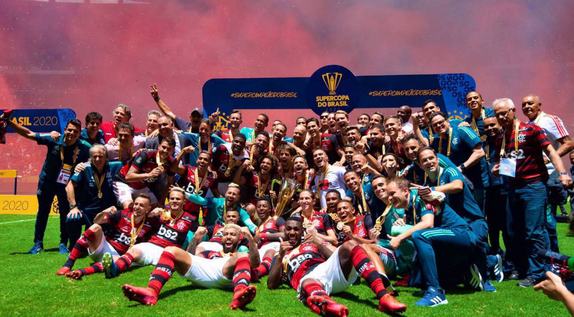 Flamengo vence o Athletico-PR e conquista a Supercopa do Brasil - Divulgação/Flamengo