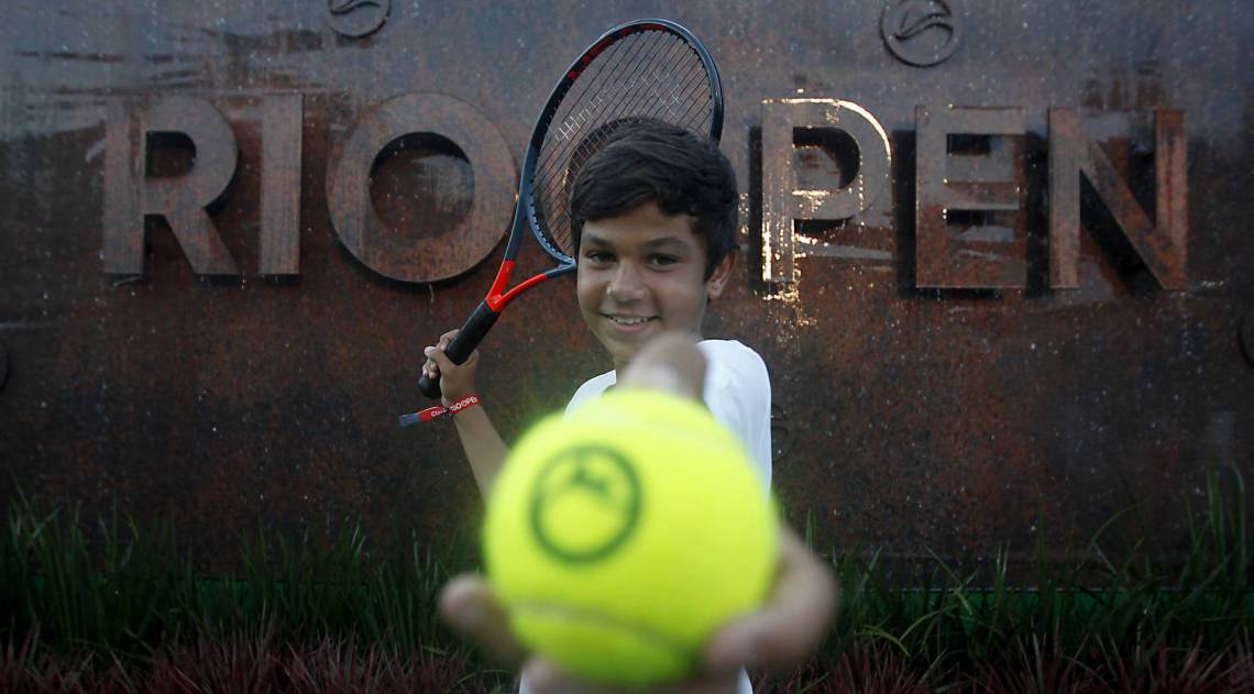 Rio de Janeiro 20/02/2020 - Rio Open, na foto acima Valdir Albuquerque. Foto: Luciano Belford/Agencia O Dia