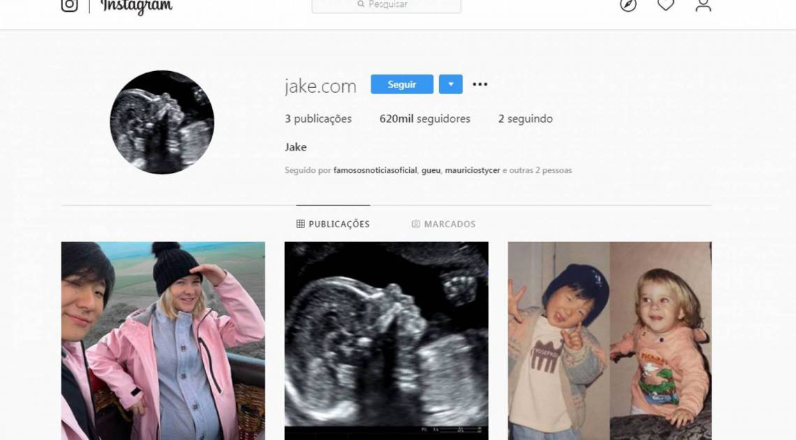 Perfil de Jake - Reprodução/Instagram