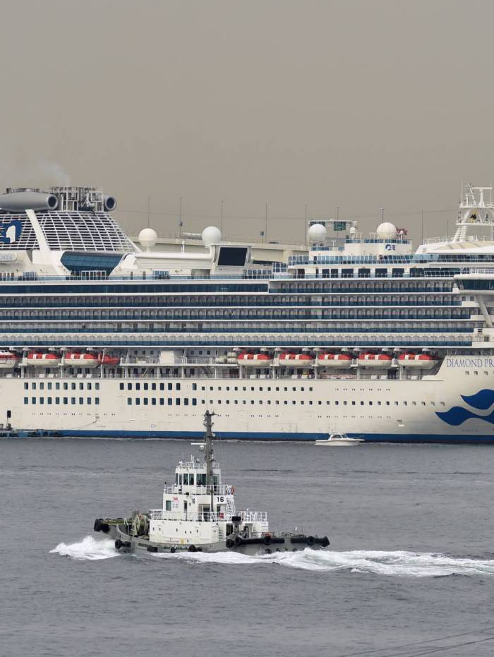 Cruzeiro Diamond Princess ficou em quarentena devido aos temores do novo coronav&iacute;rus