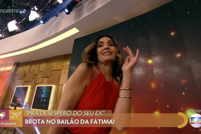 Fátima Bernardes dança no 'Encontro' e faz sucesso - Reprodução/Globo