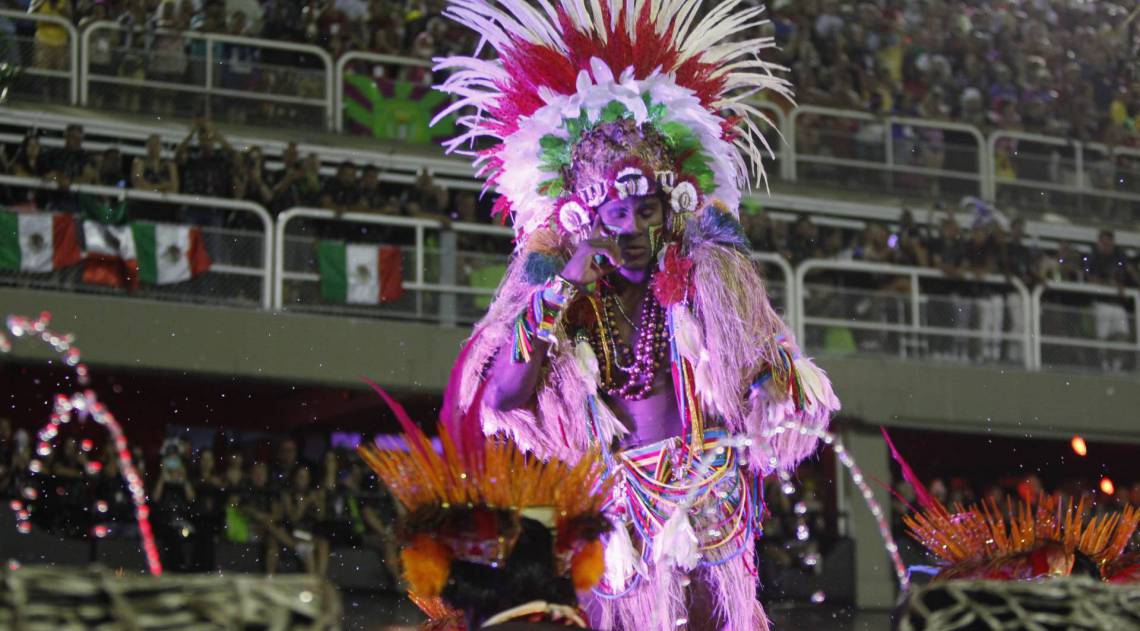 Grande Rio foi a quinta escola a desfilar neste domingo