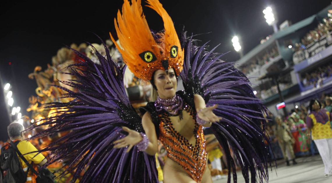 Grande Rio foi a quinta escola a desfilar neste domingo