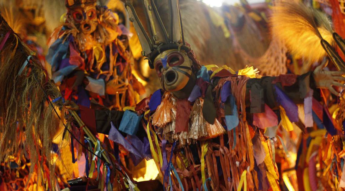 Grande Rio foi a quinta escola a desfilar neste domingo