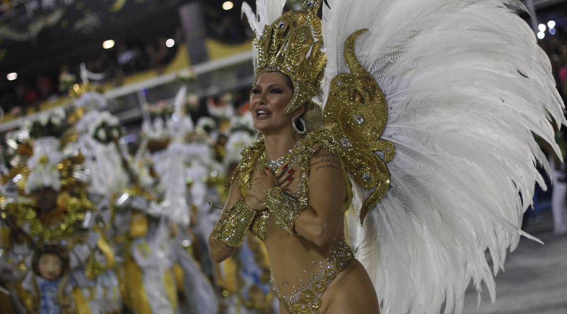 Grande Rio foi a quinta escola a desfilar neste domingo