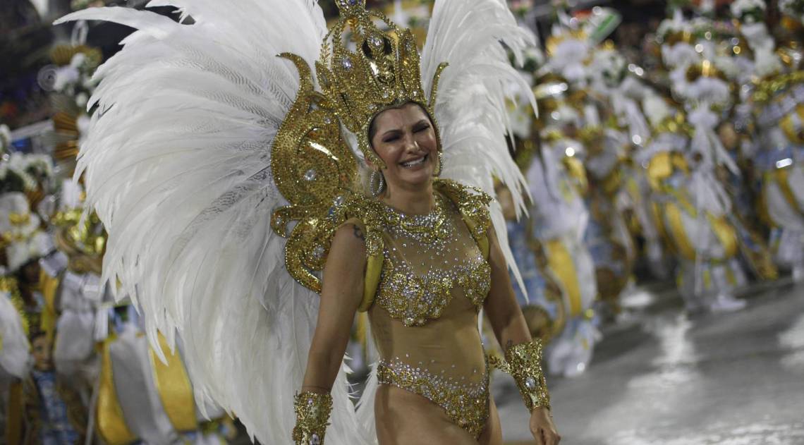 Grande Rio foi a quinta escola a desfilar neste domingo