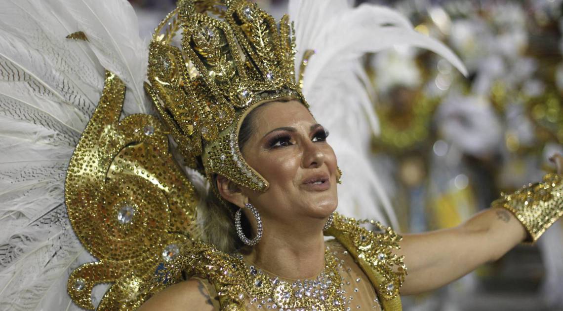 Grande Rio foi a quinta escola a desfilar neste domingo