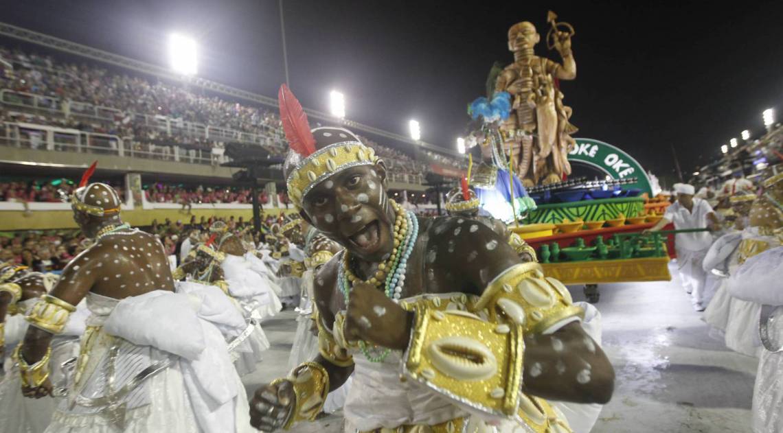 Grande Rio foi a quinta escola a desfilar neste domingo