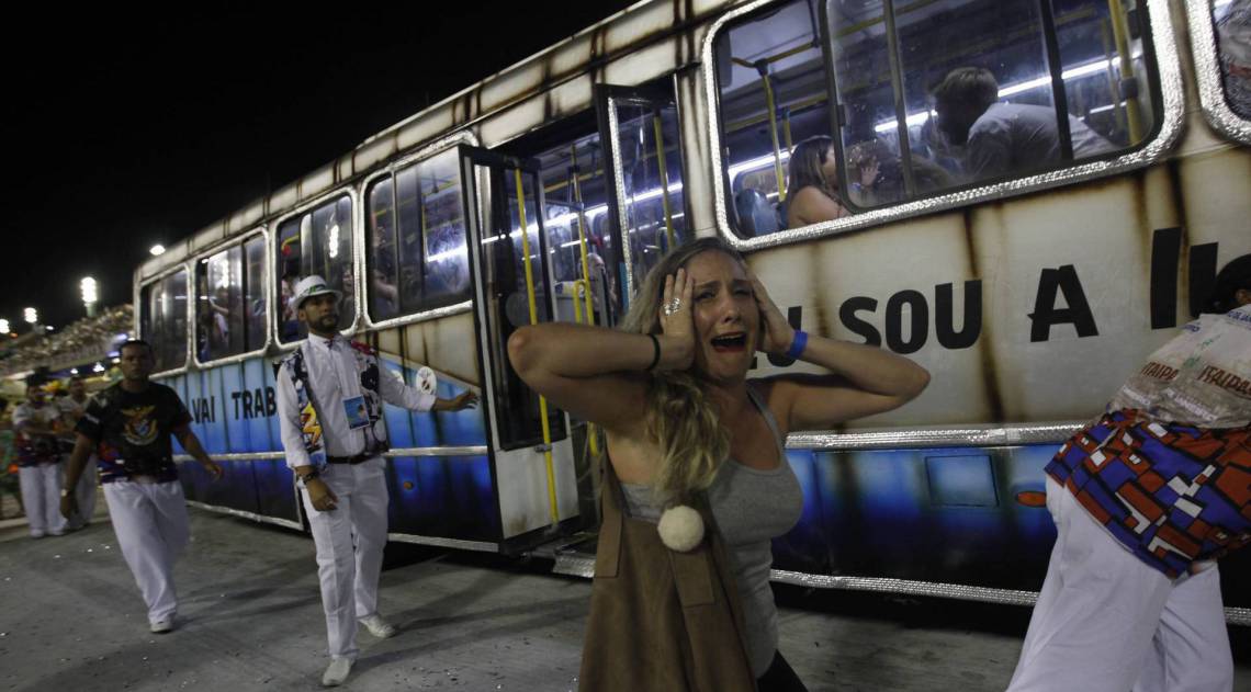 Desfile da Escola de Samba do Grupo Especial, G.R.E.S União da Ilha, no Sambódromo da Marquês de Sapucaí, no centro da cidade do Rio de Janeiro neste domingo (23). Foto: Luciano Belfor/Agencia O Dia