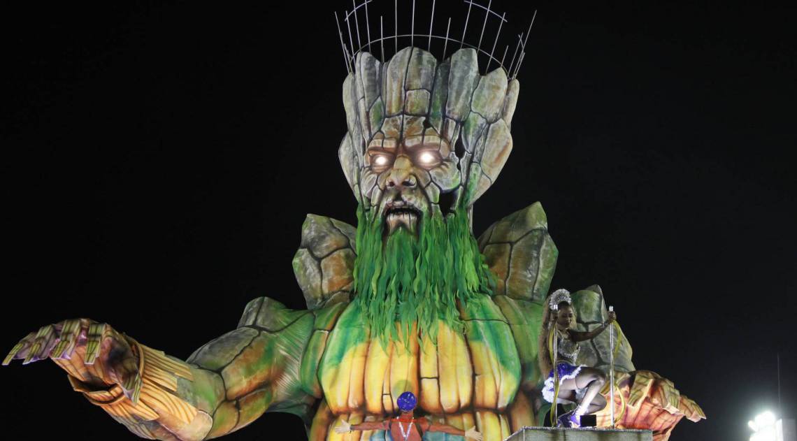 Desfile da União da Ilha foi marcado por problemas - Luciano Belford / Agência O Dia