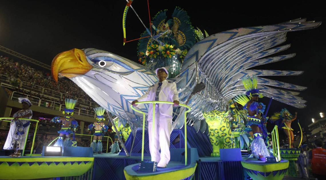 Desfile da Escola de Samba do Grupo Especial, G.R.E.S Portela, no Sambódromo da Marquês de Sapucaí, no centro da cidade do Rio de Janeiro neste domingo (24). Foto: Luciano Belford/Agencia O Dia