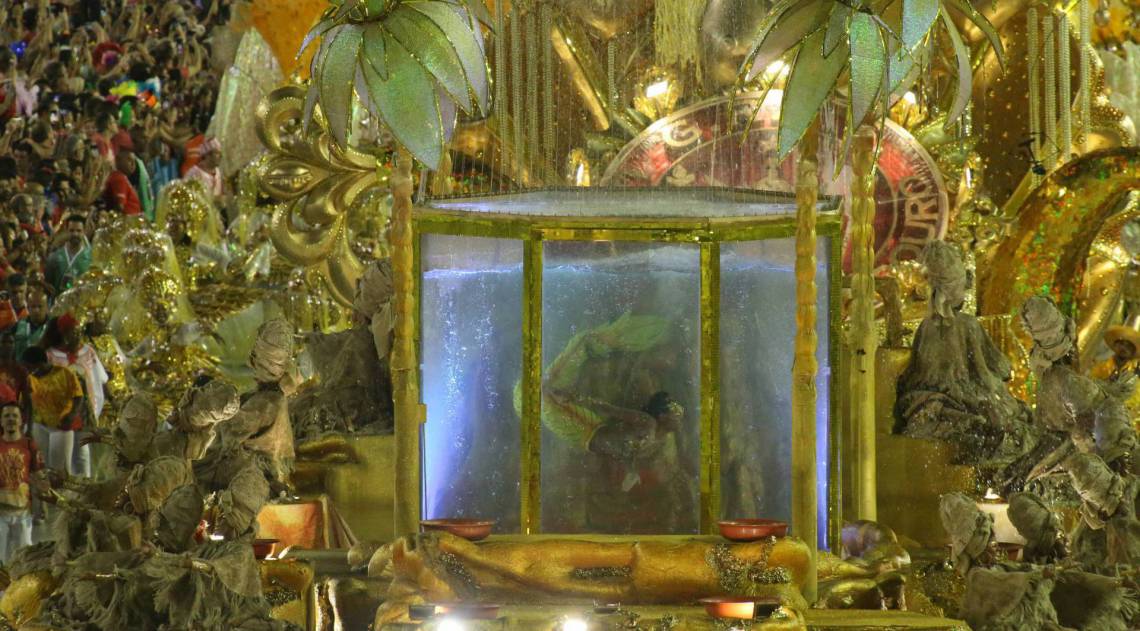 Carnaval 2020 - Desfile da Escola de Samba do Grupo Especial, G.R.E.S Unidos do Viradouro, no Sambódromo da Marquês de Sapucaí, no centro da cidade do Rio de Janeiro nesta segunda (24). Foto: Daniel Castelo Branco/Agência O Dia