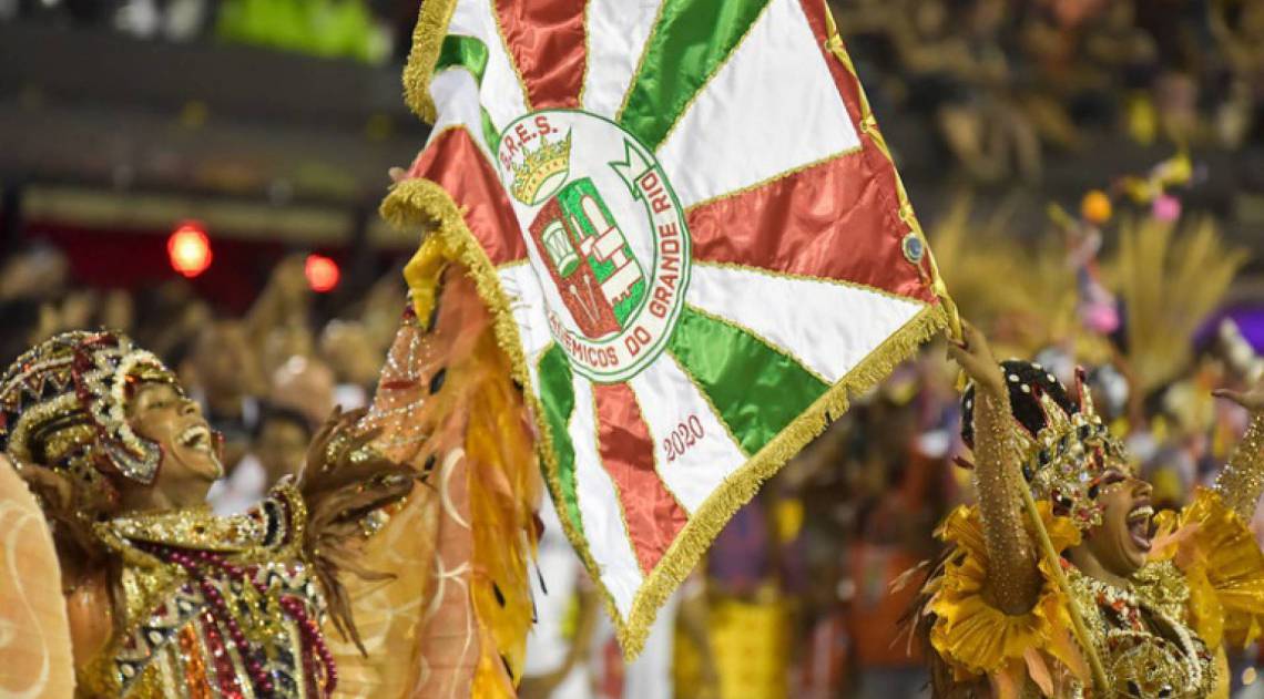Grande Rio foi a quinta escola a desfilar neste domingo