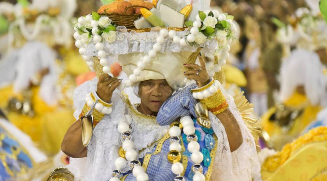 Grande Rio foi a quinta escola a desfilar neste domingo