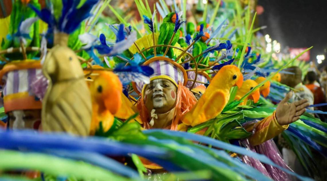 Grande Rio foi a quinta escola a desfilar neste domingo