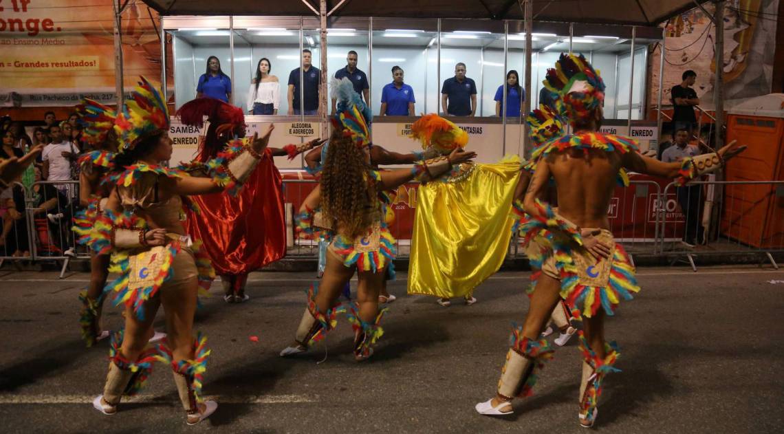 Rio,23/02/2020-CAMPINHO, Carnaval 2020, Intendente Margalhaes. Carnaval na Zona Norte, na foto, jurados.Foto: Cleber Mendes/Agência O Dia