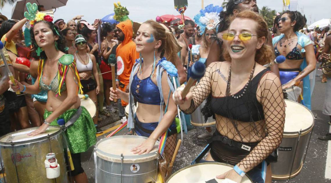 Bloco Virtual, no Leme zona sul do Rio.