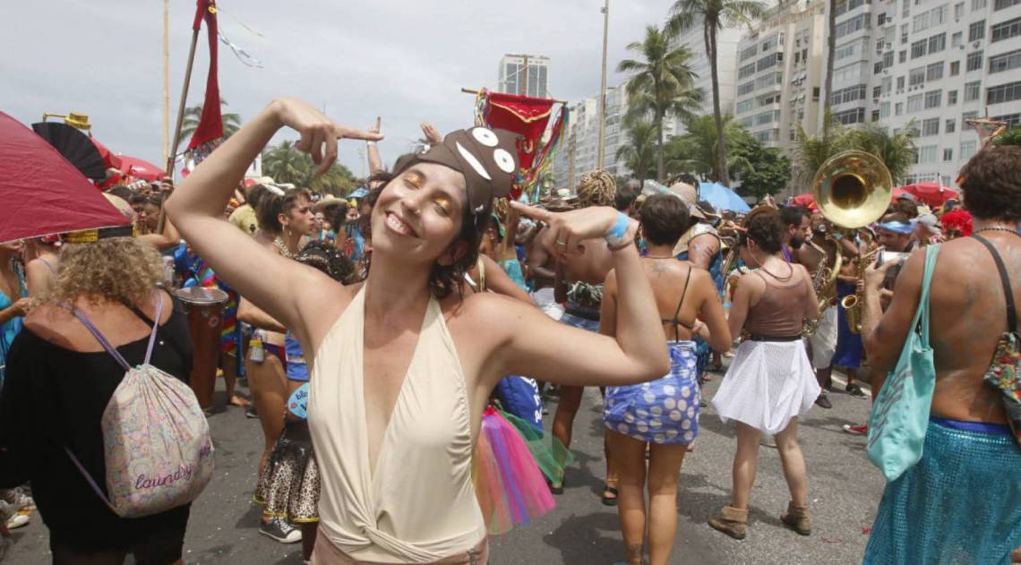 Bloco Virtual, no Leme zona sul do Rio.