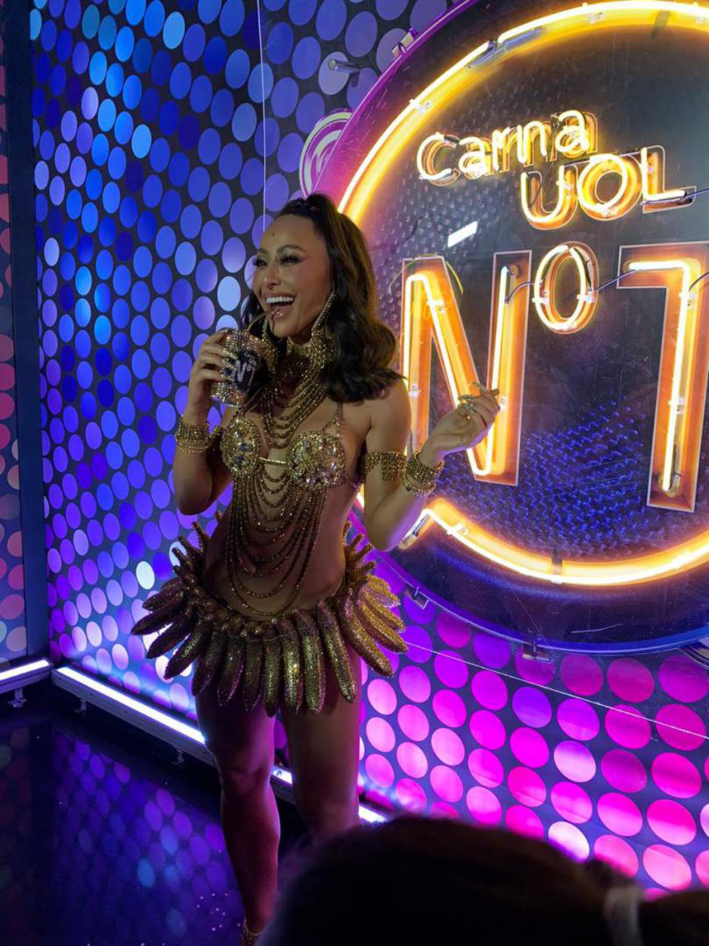 Apresentadora homenageou Josephine Baker - Tabata Uchoa / Agência O Dia