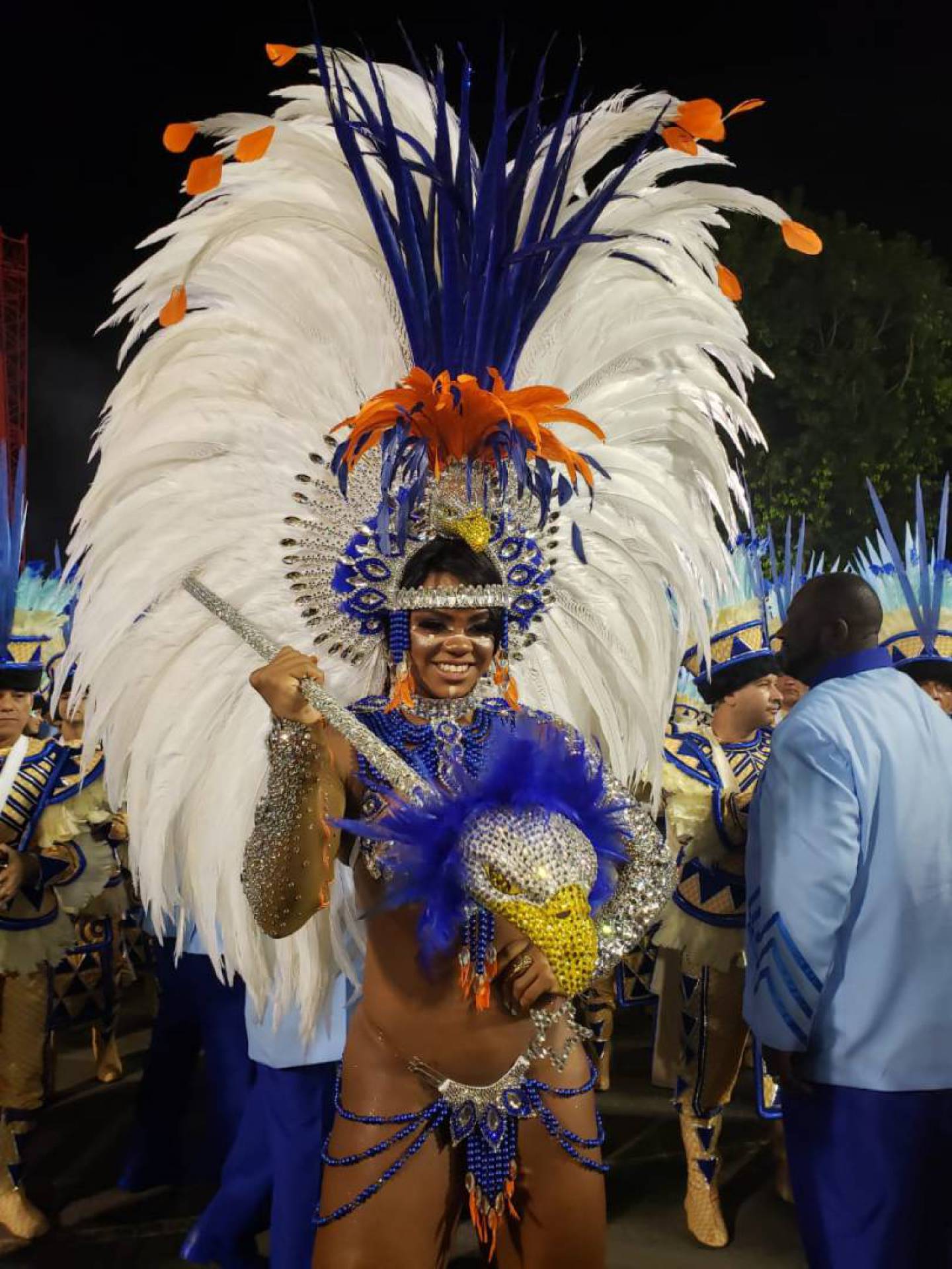 Rainha de bateria da Portela, Bianca Monteiro vem representando a cabocla Jurema, entidade da Umbanda - Beatriz Perez