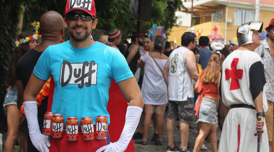 Bloco das Carmelitas em Santa Teresa. Na foto,Rodrigo Lima.