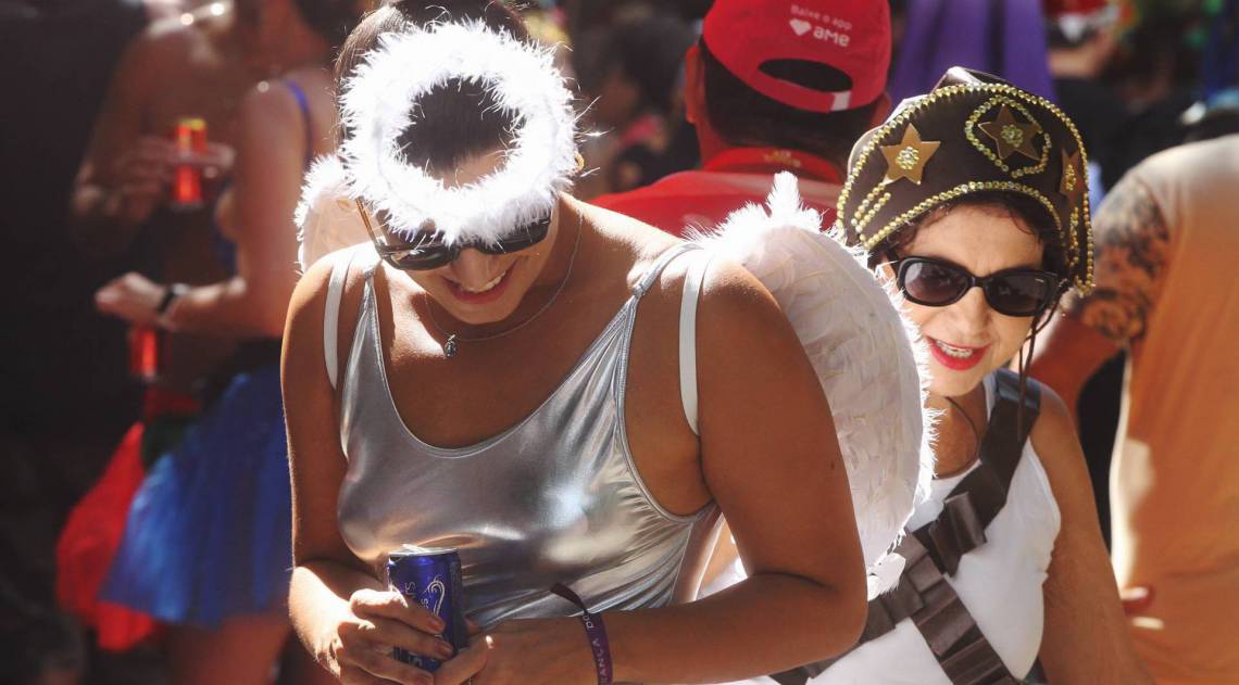 Bloco da Carmelitas em Santa Teresa.           