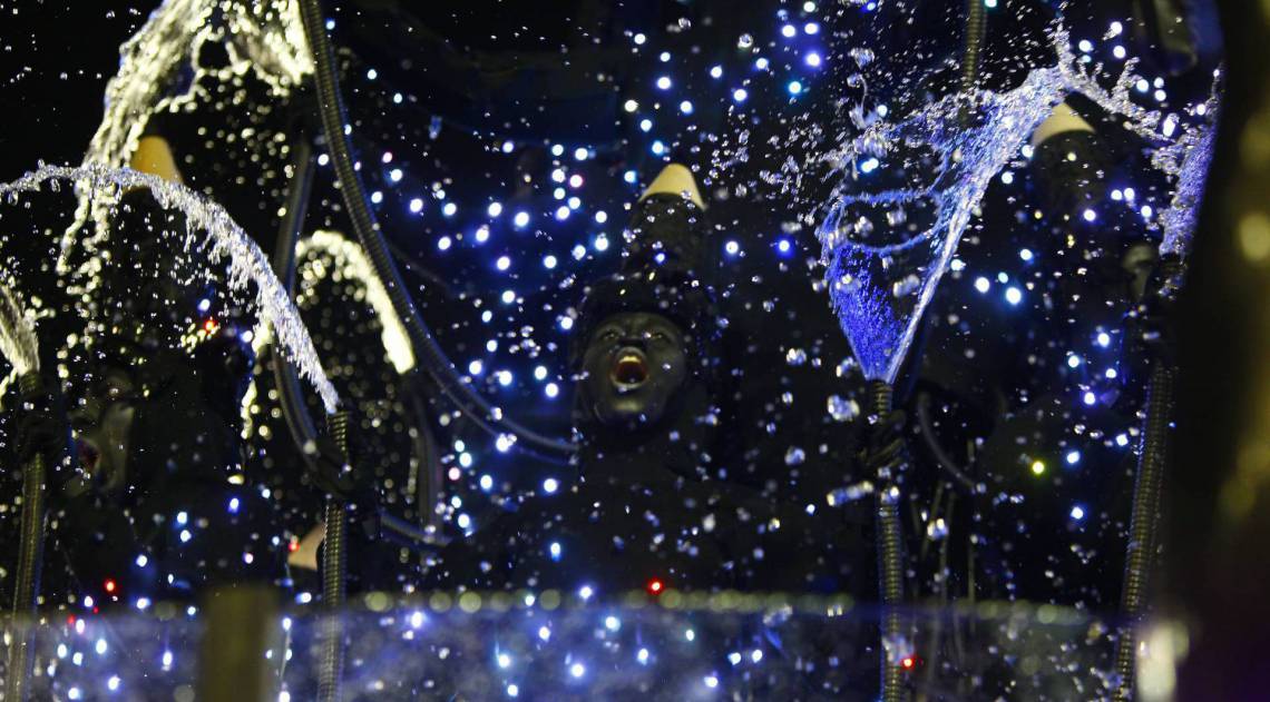 Unidos da Tijuca foi a quarta escola a desfilar nesta segunda-feira