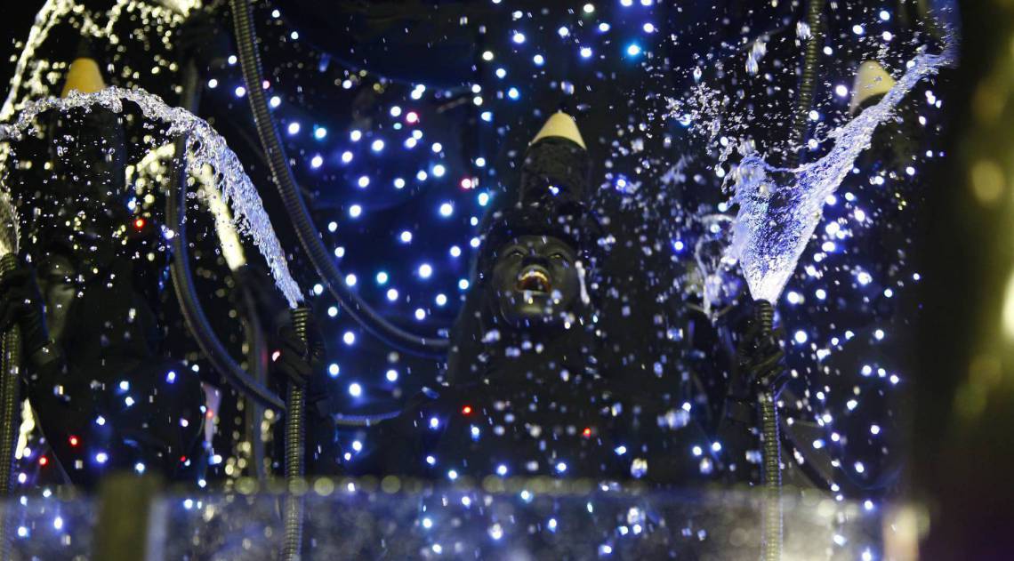 Desfile da Escola de Samba válida pelo Grupo Especial, G.R.E.S. Unidos da Tijuca, realizado na Marquês de Sapucaí, Centro do Rio, nesta segunda-feira (24). Foto: Luciano Belford/Agência O Dia