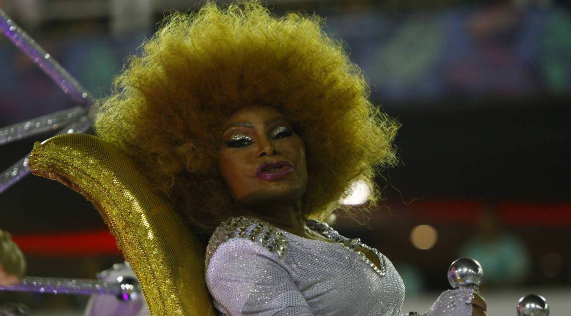 Mocidade foi a pen&uacute;ltima escola a desfilar nesta segunda-feira