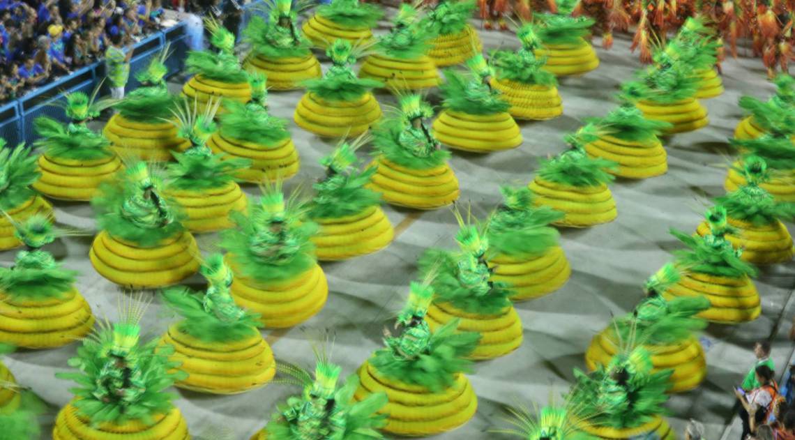 Vila Isabel foi a segunda escola a desfilar nesta segunda-feira